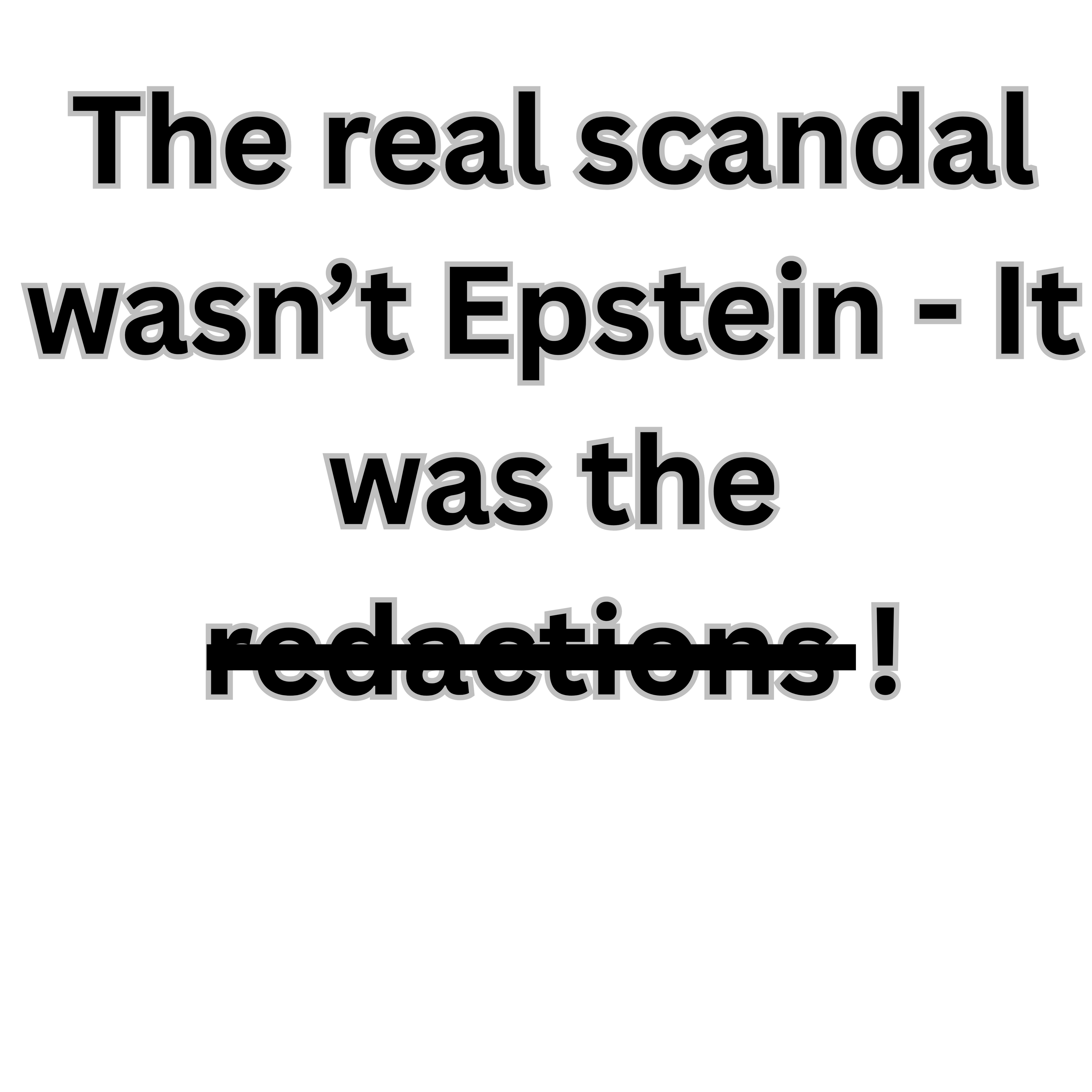 Redaction scandal
