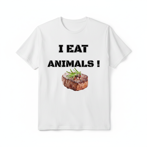 I Eat Animals T-Shirt Mockup