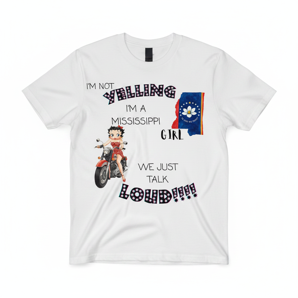 Mississippi Girl T-Shirt Mockup