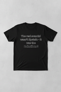 The Real Scandal Black T-Shirt Mockup